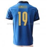 Camisetas De Futbol Selección Italia Eurocopa 2020 Leonardo Bonucci 19 Primera Equipación..